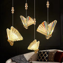 GobekUsa Butterfly Led Pendant Lights for Bedside Living Dining Room Kitchen