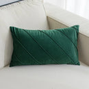 GobekUsa Hand Pleat Embroidered Cushions 30x50/45x45cm Beige Pink Nordic Style Pillowcase