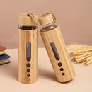 GobekUsa Bamboo Shell Glass Water Bottle Gym Drinkware Sports Drinking Bottle