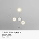 GobekUsa Black Gold LED Wall Lamp for Indoor Bedroom Living Room Stairs Bar