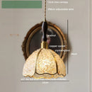 GobekUsa Crystal Glass LED Pendant Lamp: Modern Nordic Style Hanging Light Fixture for Home Decor