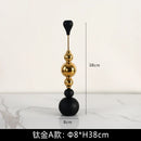 GobekUsa Golden Stainless Steel Candle Holder for Wedding Decor