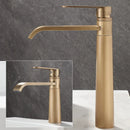 GobekUsa Antique Bronze Basin Faucet Hot & Cold Brass Sink Mixer Tap
