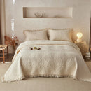 GobekUsa Cotton Quilted Bedspread Set with Pillowcase - Versatile & Summer-Ready