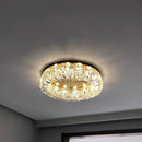 GobekUsa Crystal LED Ceiling Lamp for Chic Living, Bedroom, and Dining Room