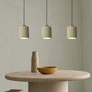 GobekUsa Columnar Micro Cement LED Hanging Lamps | Home Decor Pendant Light