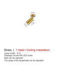 GobekUsa Adjustable LED Ceiling Spotlight for Dining Kitchen Bedroom Background Lighting