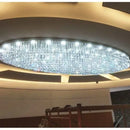 GobekUsa Crystal Dining Room Ceiling Light Modern LED K9 Crystals Gold / Chrome