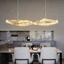 GobekUsa Crystal LED Pendant Chandeliers for Luxury Living Room Decor