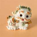 GobekUsa Chinese Mythology Lion Figurines for Luck, Wealth, and Protection