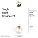 GobekUsa Glass Pendant Lights: Modern LED Hanging Lamp for Home Lighting Fixtures