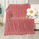 GobekUsa Knitted Tassel Hem Blanket: Cozy Warmth for Home, Office, Sofa, and More