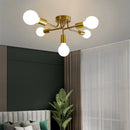 GobekUsa Brass Ceiling Light: Modern Restaurant Home Decor, E27 Bedroom Kitchen Living Room Fixture