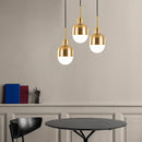 GobekUsa Gold Iron Pendant Light for Kitchen Dining Room Restaurant Decor