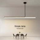 GobekUsa Black LED Chandelier: Modern Dimmable Pendant Lights for Dining Room & Kitchen.