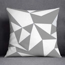 GobekUsa Geometric Floral Print Lumbar Pillow Case 45X45cm Sofa Cushion Cover