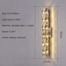 GobekUsa Crystal Wall Lamp: Nordic LED Luxury Design, Art Gold/Chrome for Living Room, Bedroom