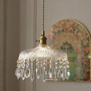 GobekUsa Crystal Glass LED Pendant Lamp: Modern Luxury Interior Lighting for Home Decor
