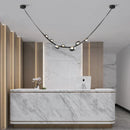 GobekUsa Italian Light Luxury Leather Chandelier for Dining Room and Living Room