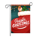 GobekUsa Christmas Deer & Santa Garden Flags - Outdoor Xmas Decorations