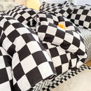 GobekUsa Cartoon Print Bedding Set: Breathable Duvet Cover, Bed Sheet, Pillowcases - Double & Single Sizes