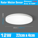 GobekUsa LED Ceiling Lamp with Radar Motion Sensor | Smart Home Lighting 24W 36W 30cm