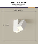 GobekUsa 22W Dimmable Square LED Ceiling Spot Light for Indoor Lighting