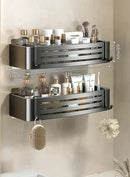 GobekUsa Corner Shelf Organizer - Bathroom & Kitchen Storage Solution