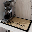 GobekUsa Espresso Machine Mat Absorbent Kitchen Coffeware for Countertops