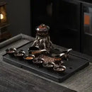 GobekUsa Dragon Teapot & Magnetic Rotating Tea Set, Chinese Kung Fu Teaware