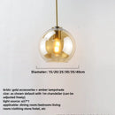 Smoky Gray Glass Globe Pendant Light With Iron Finish
