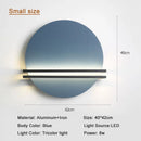 GobekUsa Circular Wall Lamp: Nordic Designer LED Light for Bedroom and Living Room