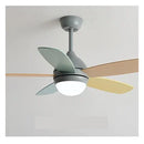 GobekUsa Kids Ceiling Fan with Light and Remote Control, 3-Speed, 5-Blade Helicopter Design