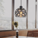 GobekUsa Crystal K9 Pendant Lamp: Industrial Nordic Chandeliers for Bedroom and Kitchen Lighting