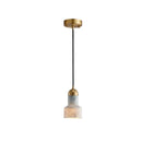 GobekUsa Emerald-Green LED Pendant Lamp for Dining Living Room Loft Bar Bedside
