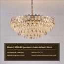 GobekUsa Crystal Chandelier: Modern Net Red Living Room & Bedroom Luxury Lighting