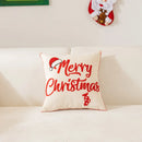 GobekUsa Embroidered Christmas Pillow Cases for Festive Decor