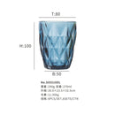 GobekUsa 240ml Water Glass Drinkware for Cold Beverages, Perfect for Family and Friends Party