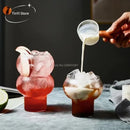 GobekUsa Glass Cold Brew Coffee Cup Heat-resistant Milk Latte Bubble Water Breakfast