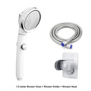 GobekUsa 3-Mode High Pressure Shower Head with Hose - Water Saving Nozzle