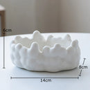 "GobekUsa Ceramic Bubble Clouds Ashtray for Home & Office Smoking Accessories"