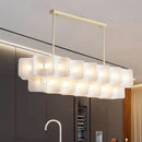 GobekUsa LED Chandelier: Modern Acrylic Kitchen Lighting Fixture with Changeable Dimming