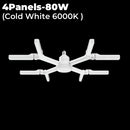GobekUsa Deformable LED Garage Lights 80W/100W/120W Ceiling Industrial E27 Bulb