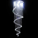 GobekUsa K9 Crystal Chandelier: Luxury Villa Double Staircase Living Room LED Light