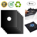 GobekUsa Gas Stove Surface Protector 6-Pack, 27cm, Washable, Oil Resistant