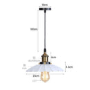 GobekUsa Iron Pendant Light for Dining Room, Kitchen, and Bedroom