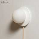 GobekUsa Ball Wall Light: Modern Creative Bedroom Lamp for Living Room Hotel Decor