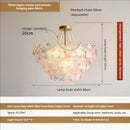 GobekUsa Leafless Crystal Chandelier: Modern French Living Room & Bedroom Lighting