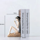 GobekUsa Cartoon Girls Resin Figure Sculpture for Home Decor