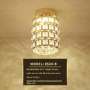 GobekUsa Elegant Crystal Ceiling Light for Entryway, Stairs, and Hallway